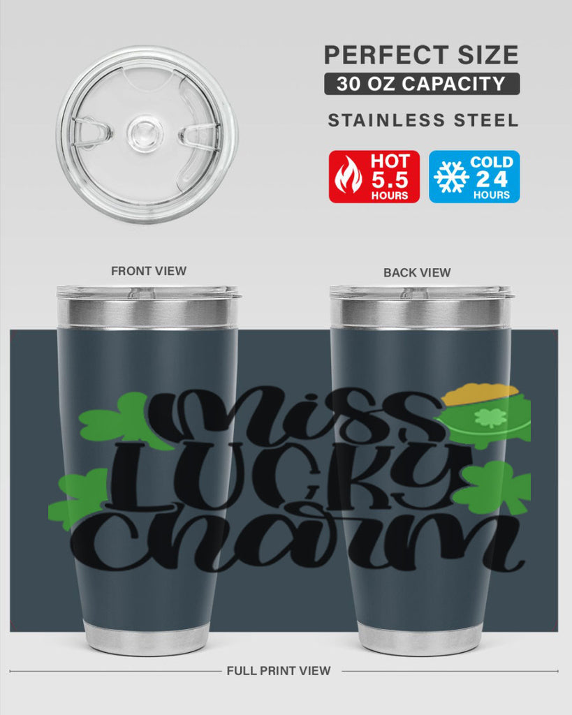 Miss Lucky Charm Style 48#- St Patricks Day- Tumbler