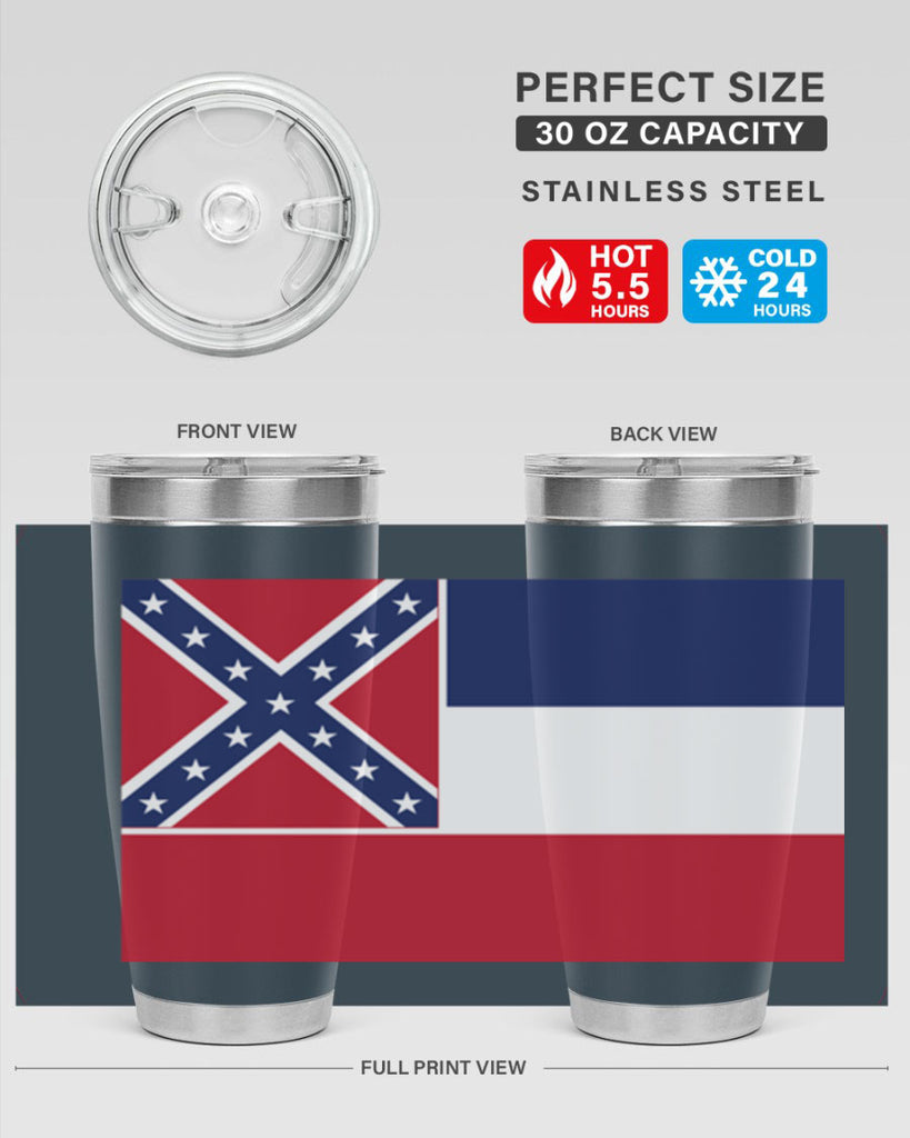 Mississippi 28#- Us Flags- Tumbler