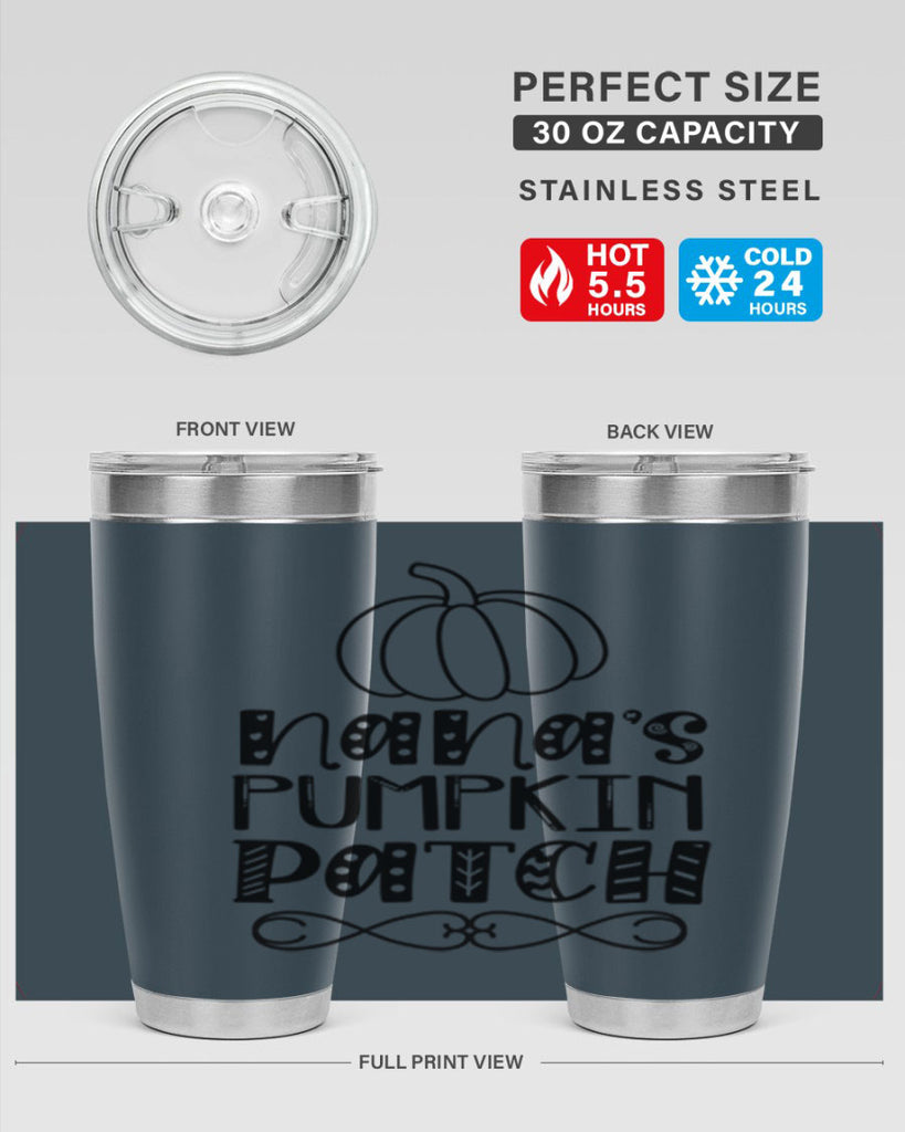 Nana s Pumpkin Patch 439#- fall- Tumbler