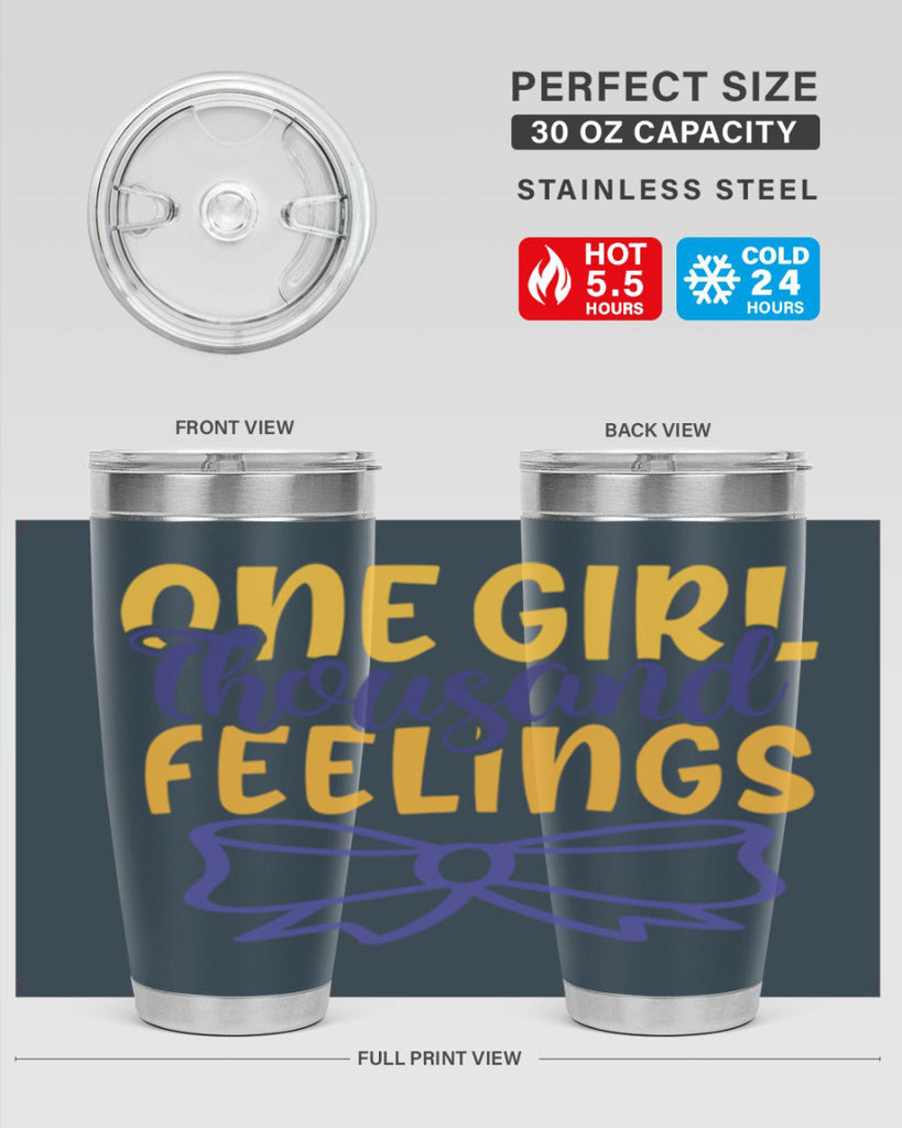 One Girl Thousand Feelings Style 208#- baby- tumbler