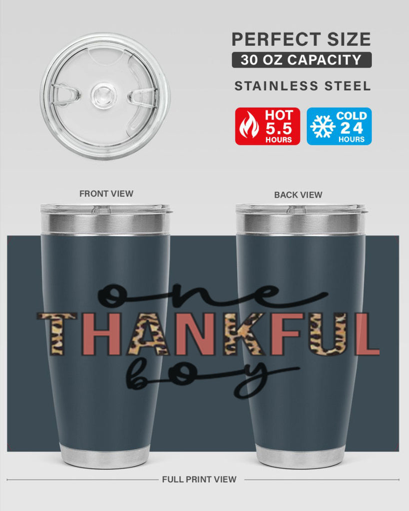 One thankful boy 462#- fall- Tumbler