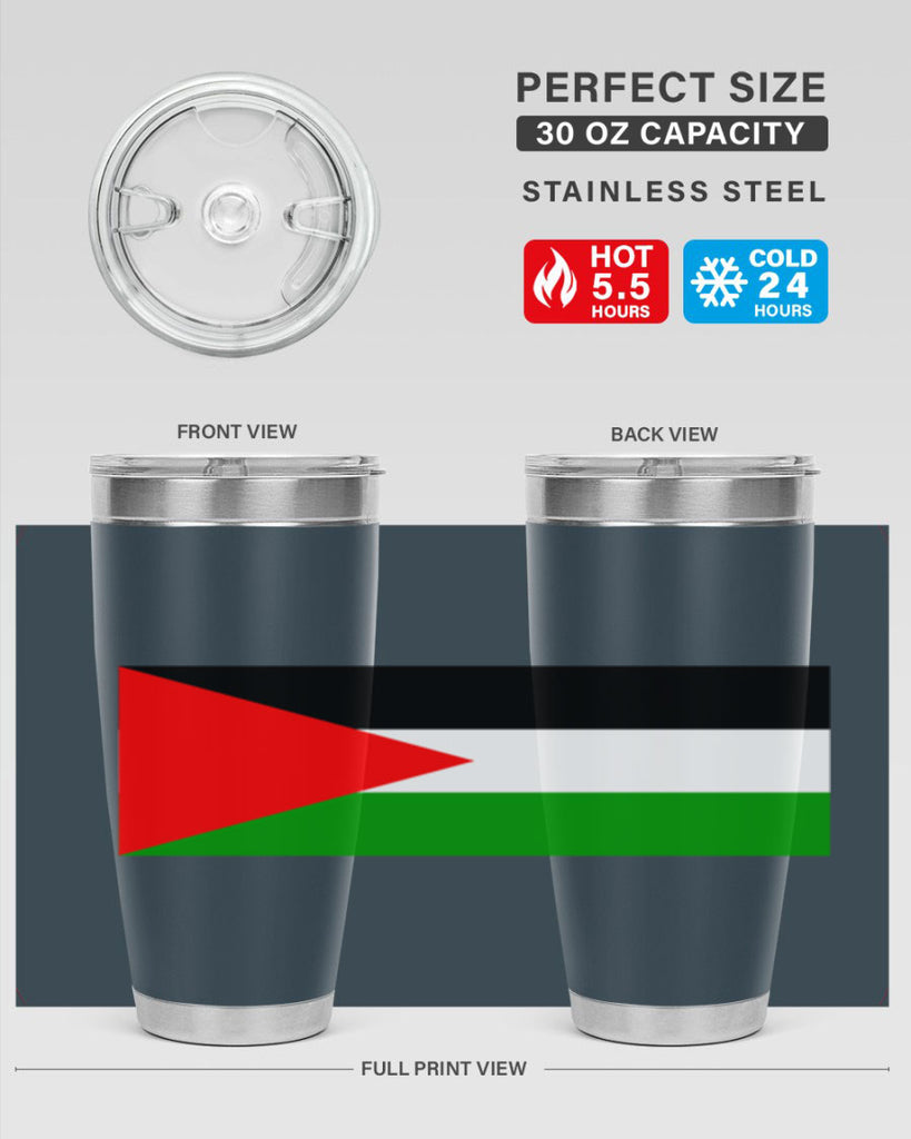 Palestine 64#- world flags- Tumbler