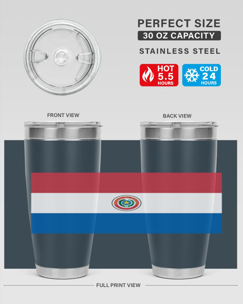 Paraguay 61#- world flags- Tumbler