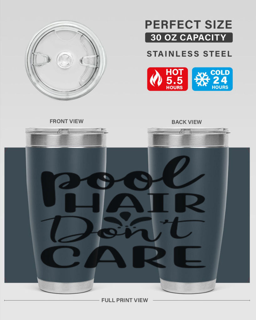 Pool hair dont care 544#- mermaid- Tumbler