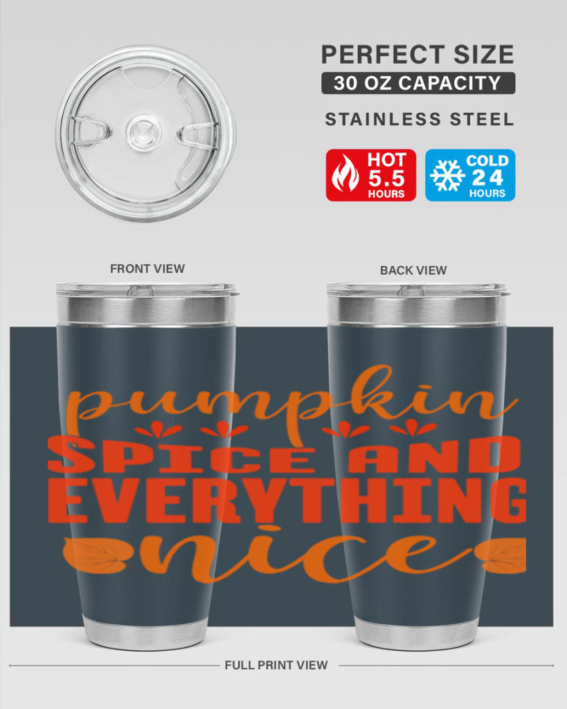 Pumpkin Spice And Everything Nice Design 535#- fall- Tumbler