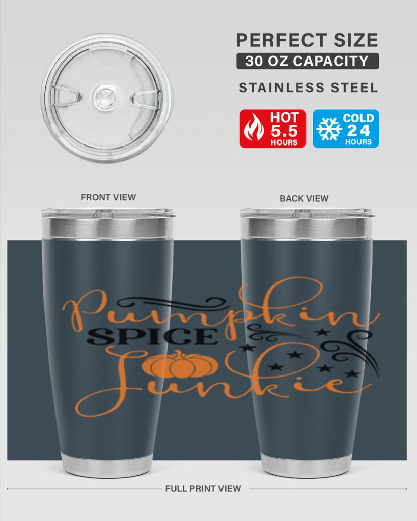 Pumpkin Spice Junkie 549#- fall- Tumbler