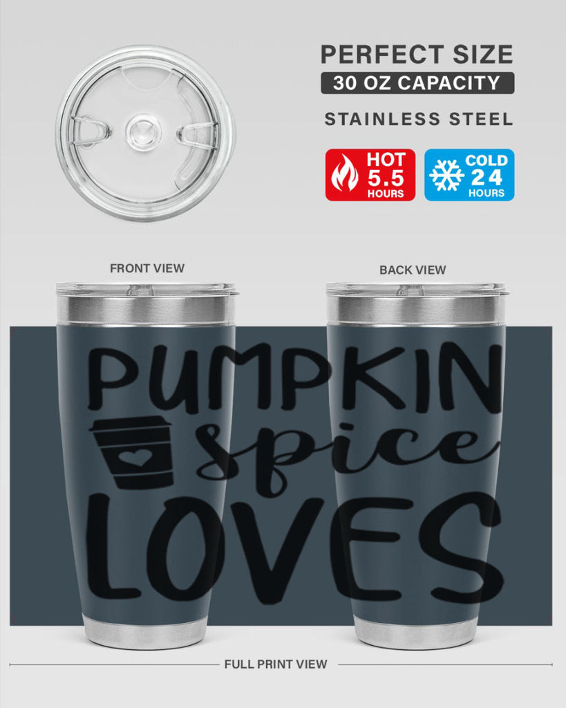 Pumpkin Spice Loves 555#- fall- Tumbler