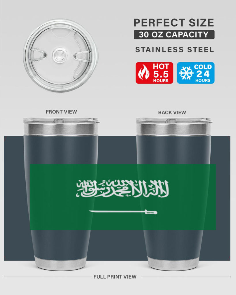 Saudi Arabia 46#- world flags- Tumbler