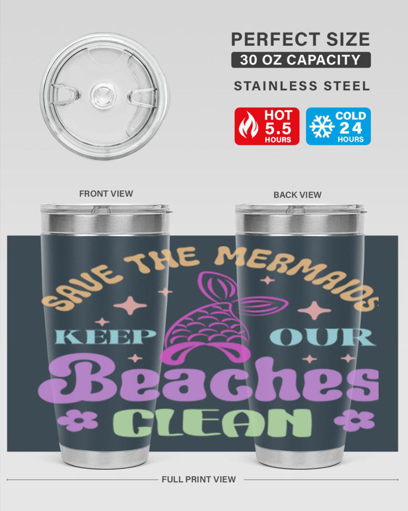 Save The Mermaids Keep Our 577#- mermaid- Tumbler