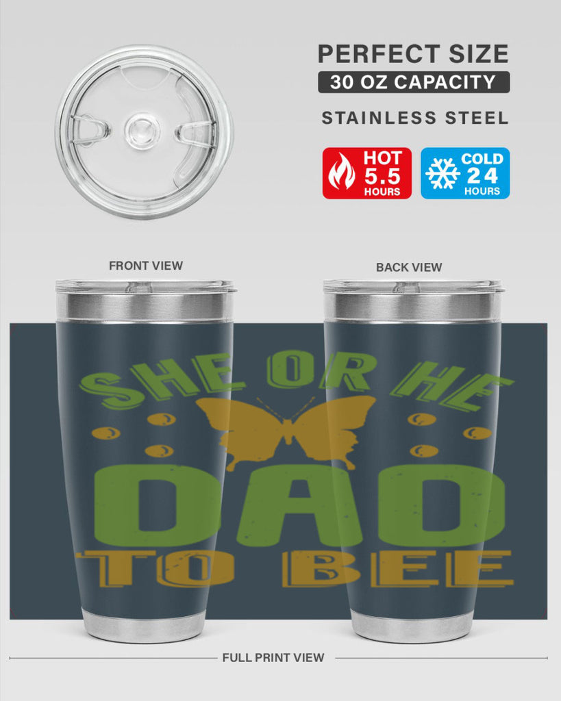 She or He Dad to bee Style 172#- baby- tumbler