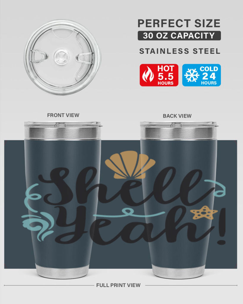 Shell Yeah 592#- mermaid- Tumbler