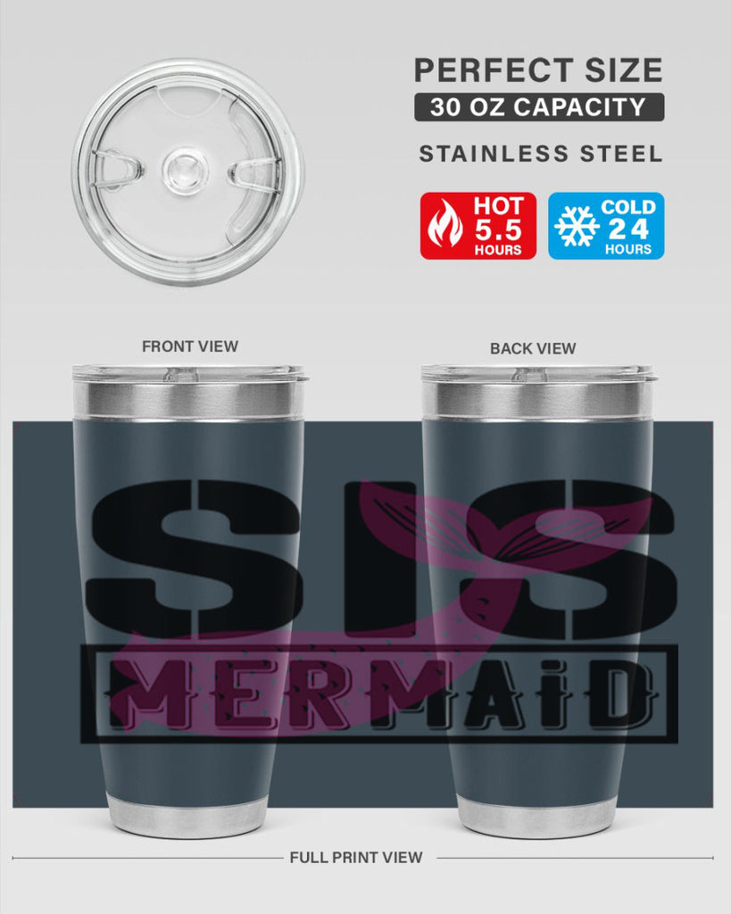 Sis mermaid 599#- mermaid- Tumbler