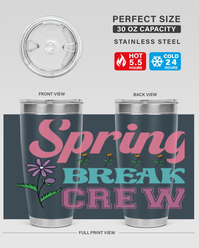 Spring Break Crew  484#- spring- Tumbler