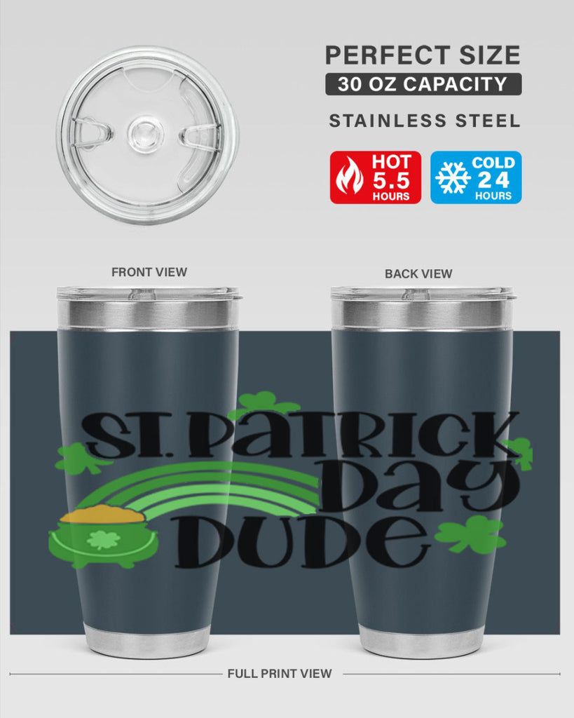 St Patrick Day Dude Style 29#- St Patricks Day- Tumbler