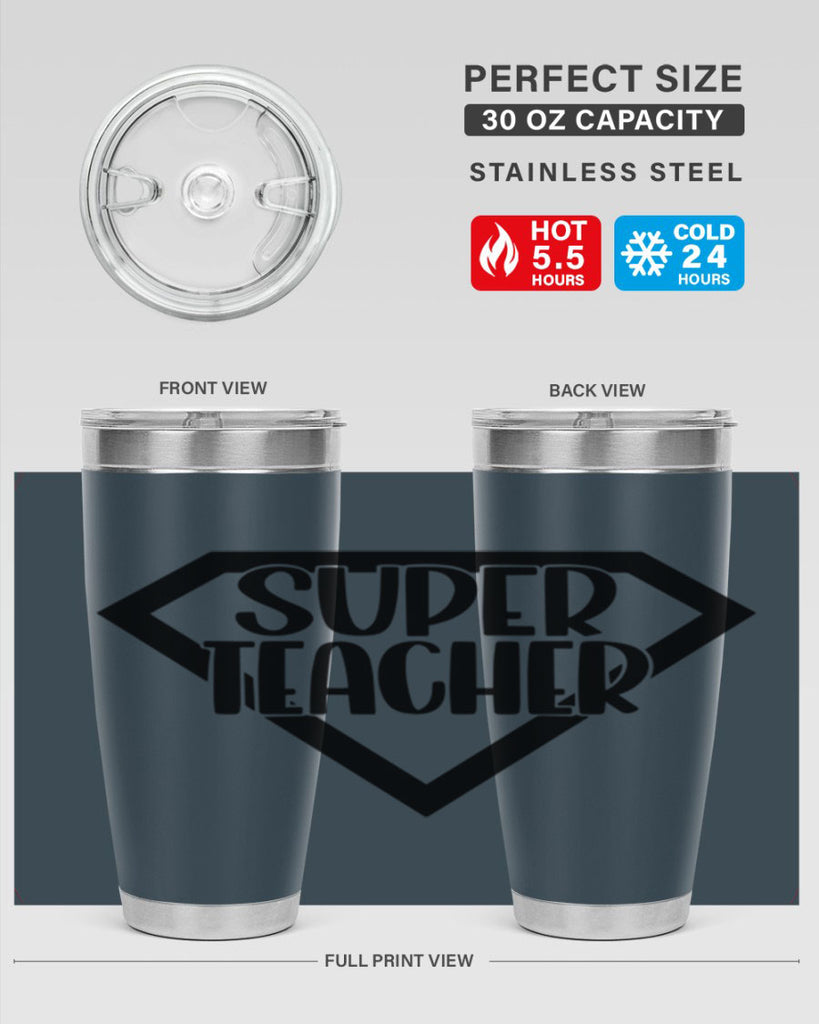 Super Teacher Style 55#- teacher- tumbler