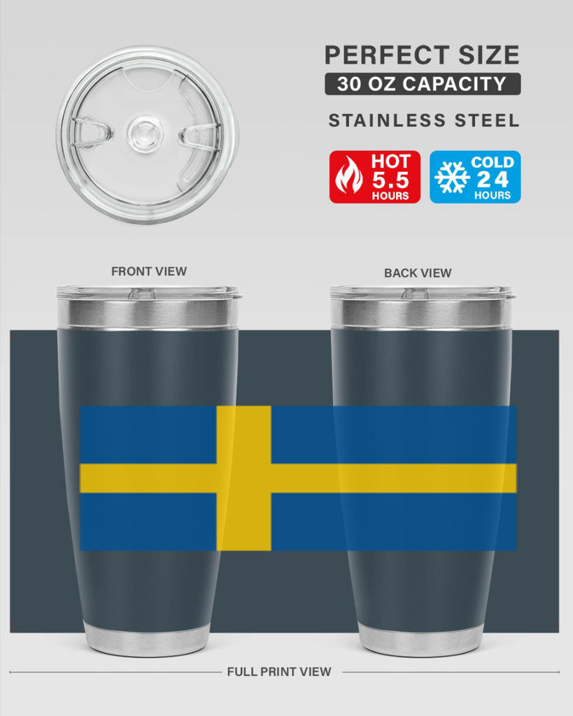 Sweden 29#- world flags- Tumbler