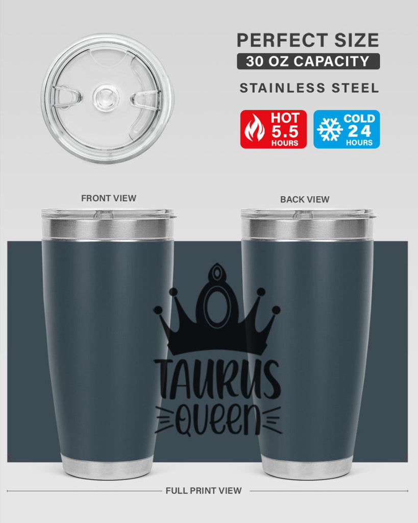 Taurus queen 503#- zodiac- Tumbler