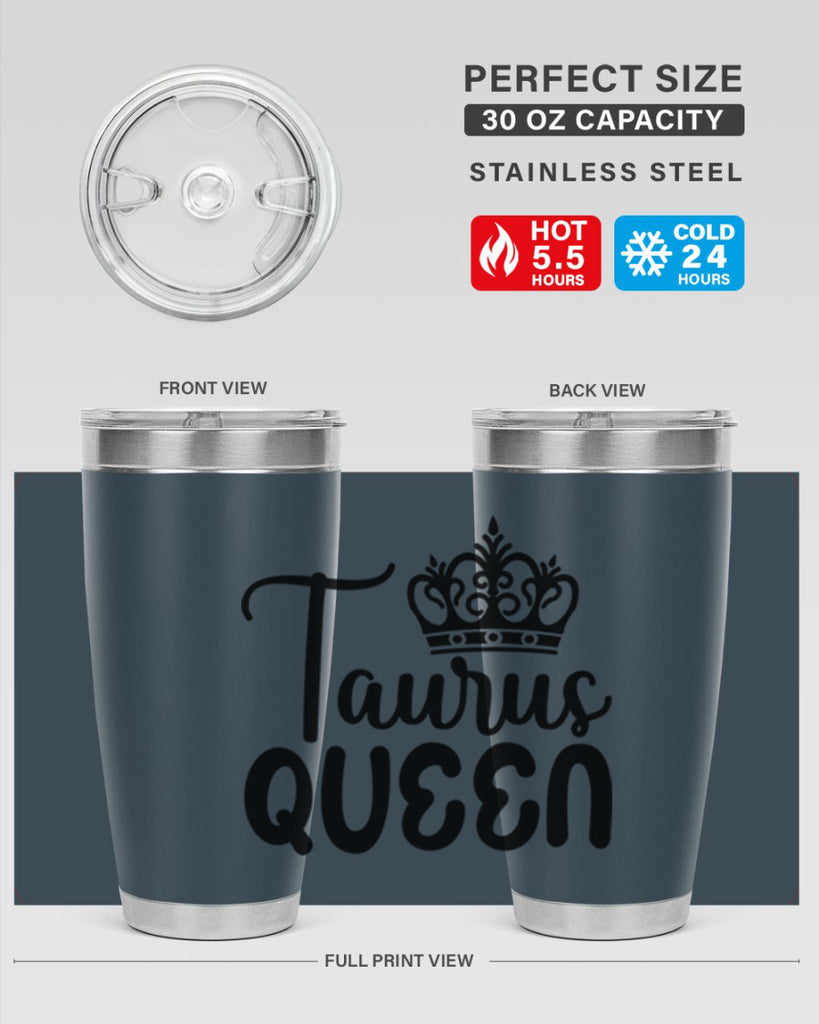 Taurus queen 504#- zodiac- Tumbler