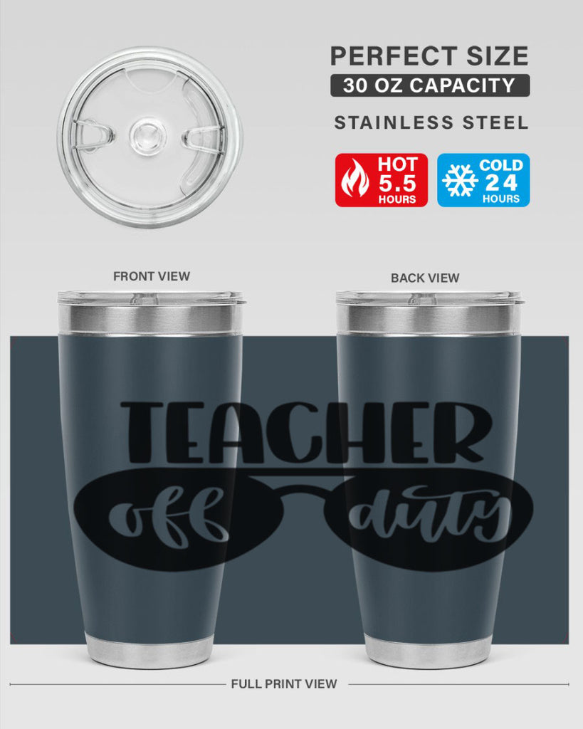 Teacher Off Duty Style 49#- teacher- tumbler