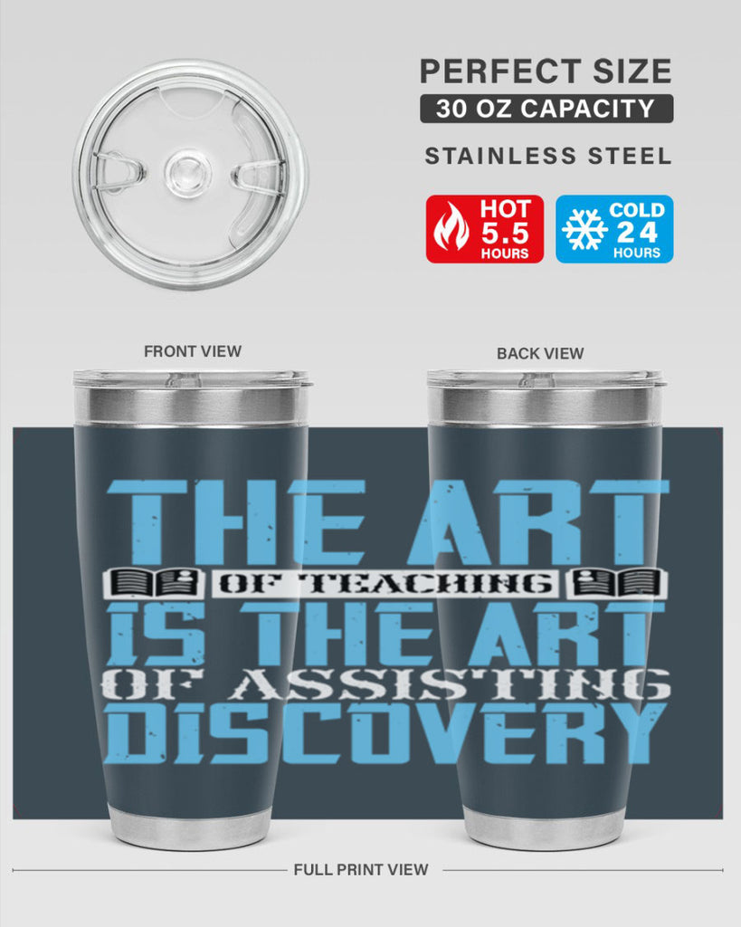 The art of teaching is the art of assisting discovery Style 15#- coaching- tumbler