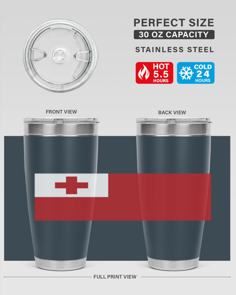 Tonga 20#- world flags- Tumbler