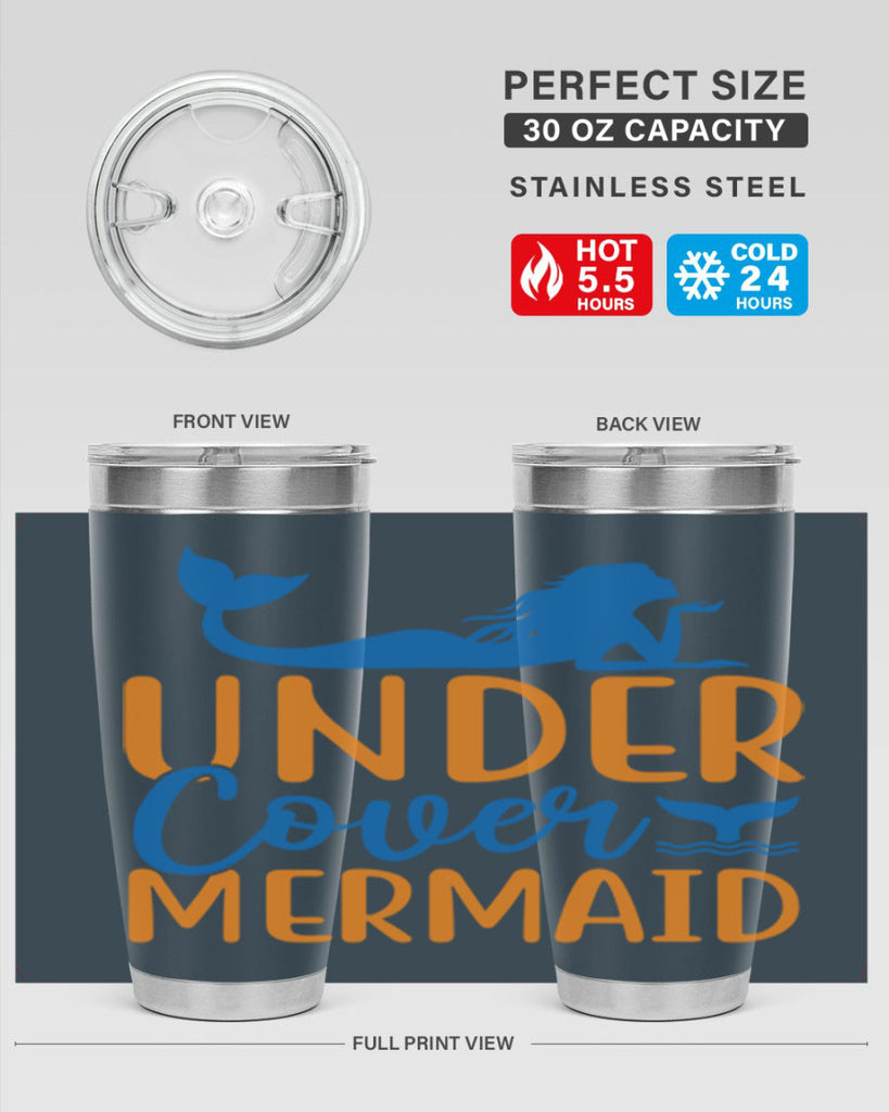 Under Cover Mermaid 644#- mermaid- Tumbler