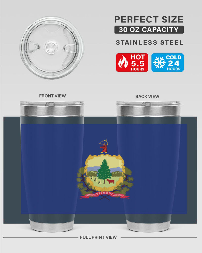 Vermont 7#- Us Flags- Tumbler