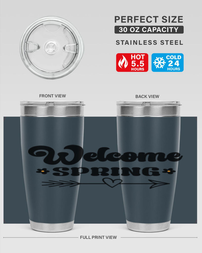 Welcome spring  596#- spring- Tumbler