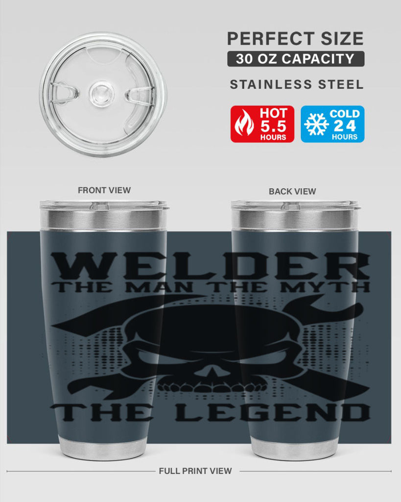 Welder the man Style 4#- welder- tumbler