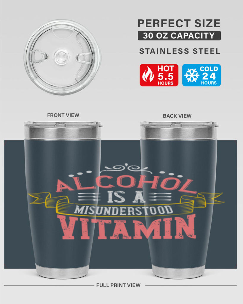 alcohol is a misunderstood vitamin 50#- cooking- Tumbler