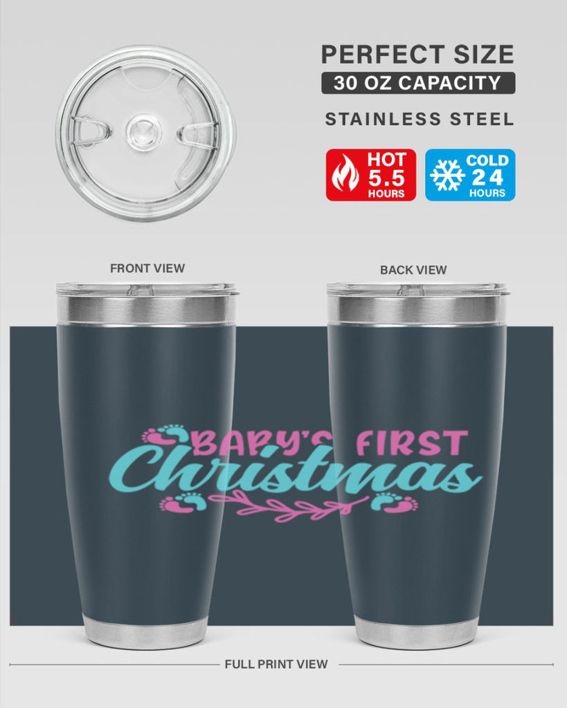 babys first christmas Style 287#- baby- tumbler