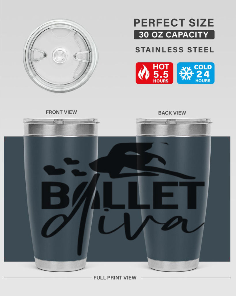 ballet diva 4#- ballet- Tumbler