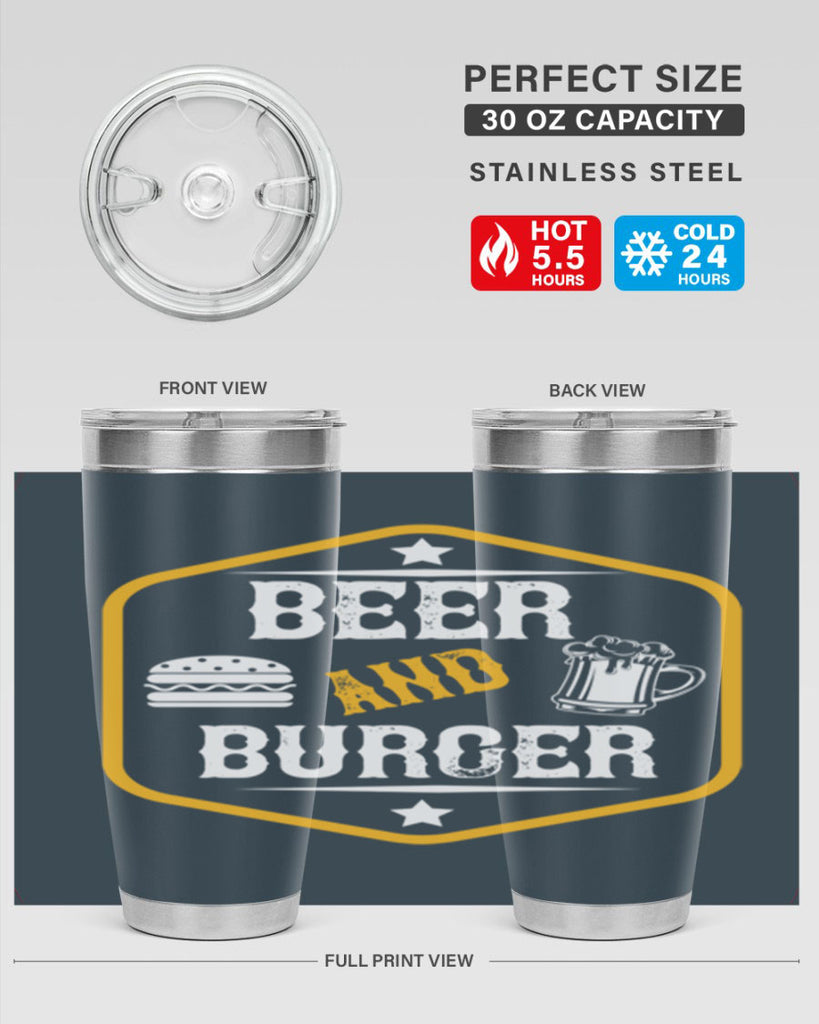 beer and burger 111#- beer- Tumbler