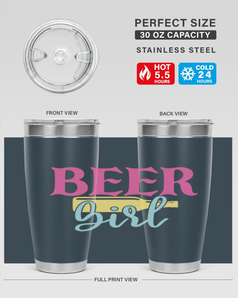 beer girl 132#- beer- Tumbler