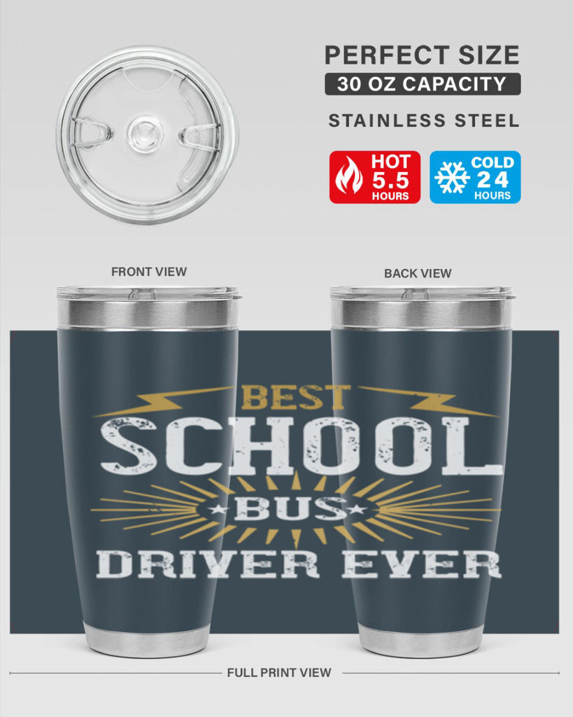 best school bus driver ever Style 43#- bus driver- tumbler