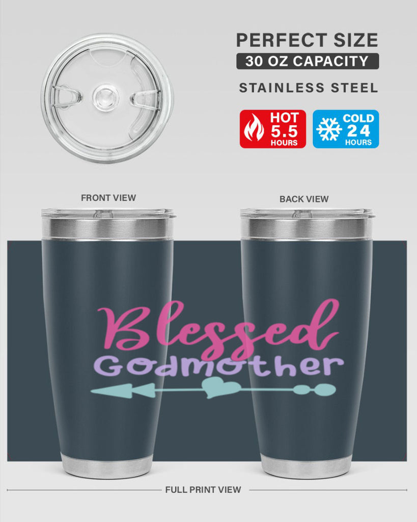 blessed godmother 2#- God Parent- Tumbler