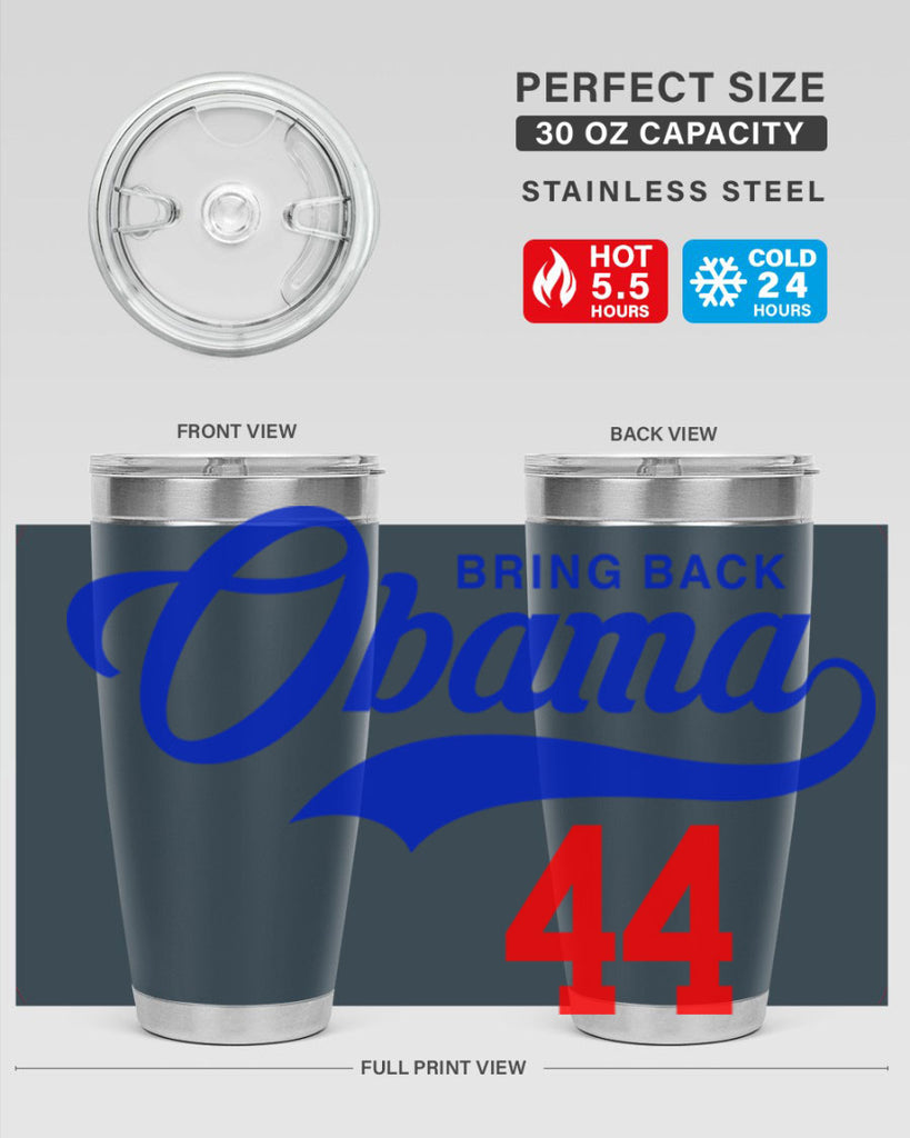 bring back obama jersey 191#- black words phrases- Cotton Tank