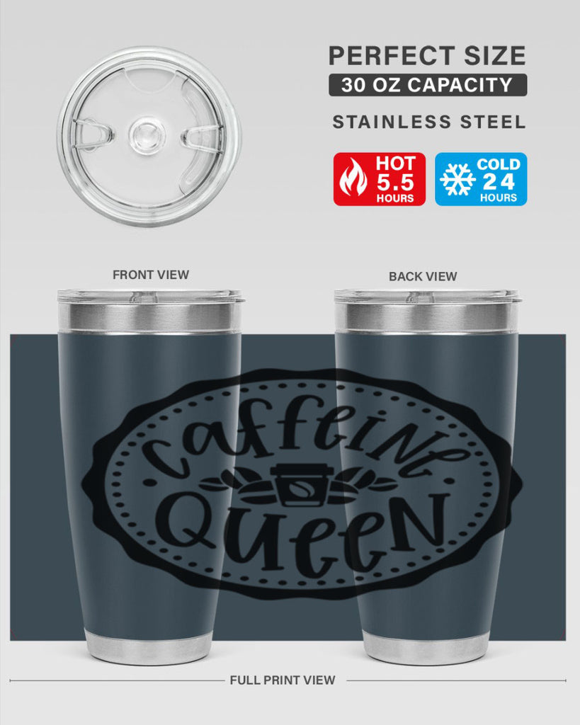 caffeine queen 185#- coffee- Tumbler