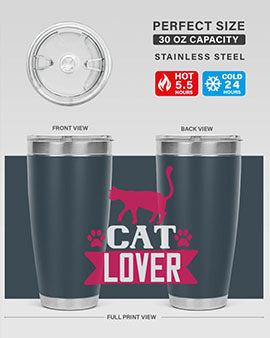 cat lover Style 32#- cat- Tumbler