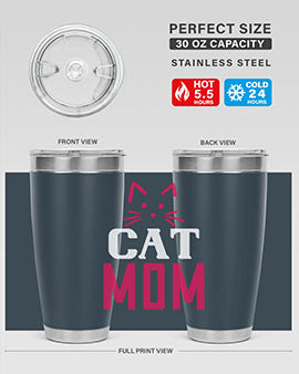 cat mom Style 34#- cat- Tumbler