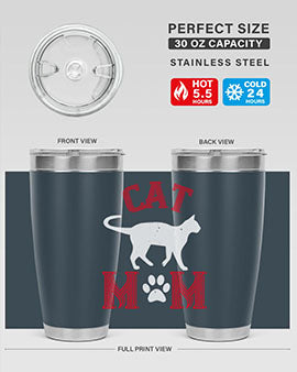 cat mom Style 35#- cat- Tumbler