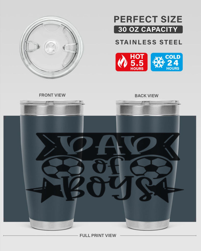 dad of boy 61#- fathers day- Tumbler
