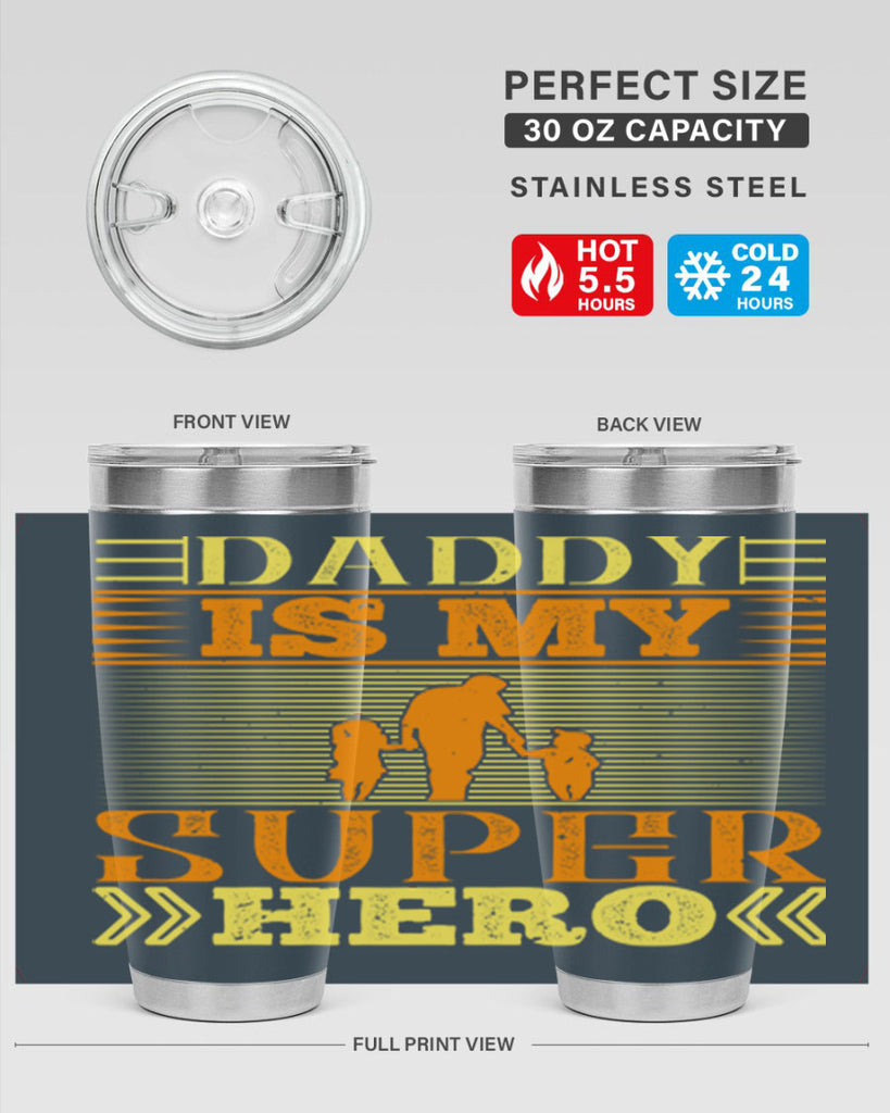 daddy is my super hero 241#- fathers day- Tumbler