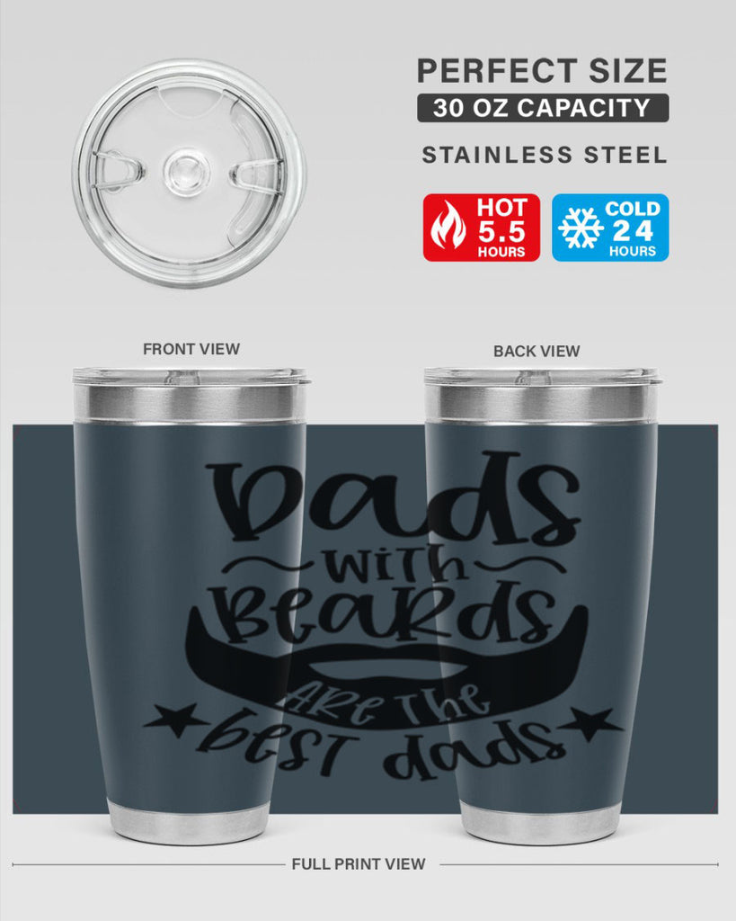dads with beards are the best dads 53#- fathers day- Tumbler