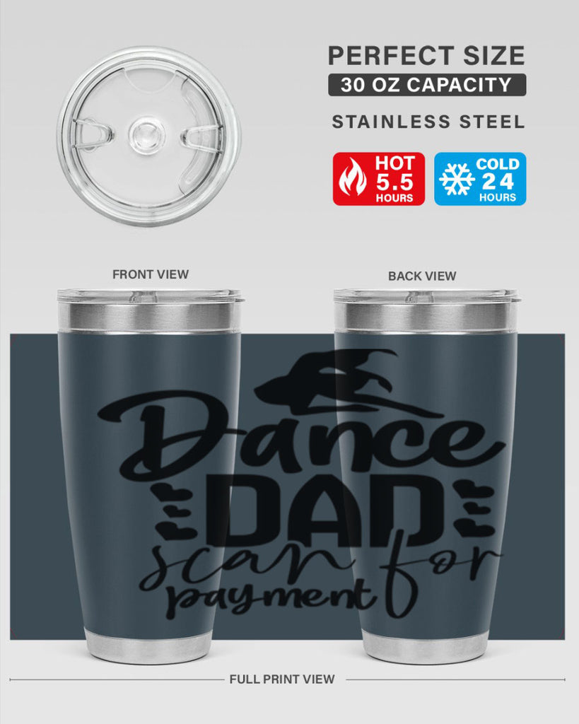 dance dad scan for payment 21#- ballet- Tumbler