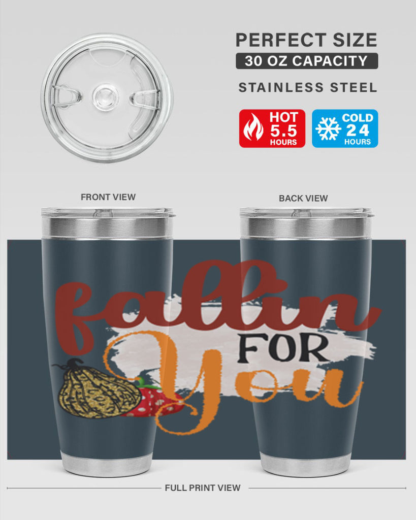 fallin for you 167#- fall- Tumbler