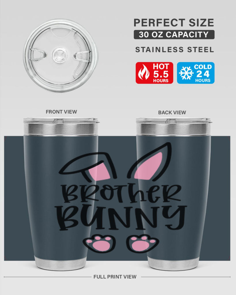 familybrother bunny 52#- easter- Tumbler