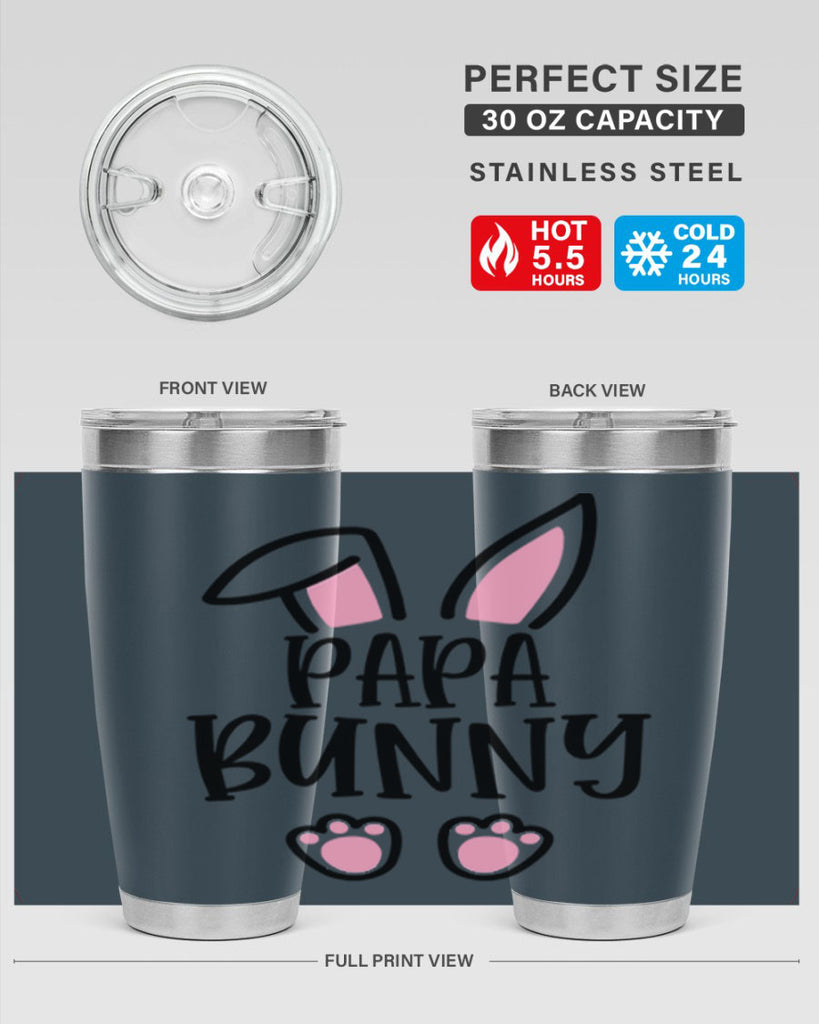 familypapa bunny 48#- easter- Tumbler