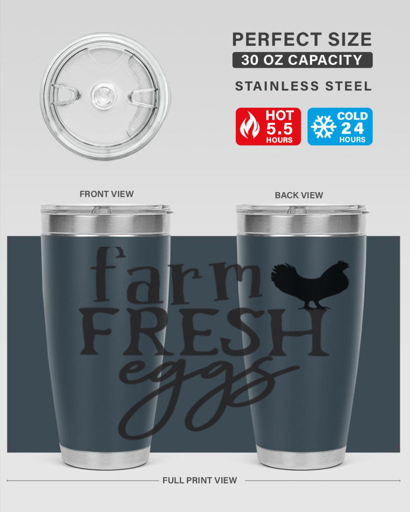 farm fresh eggs 102#- kitchen- Tumbler