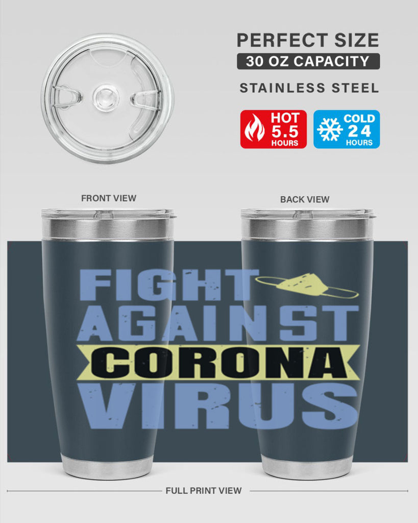 fight against corona virus Style 42#- corona virus- Cotton Tank